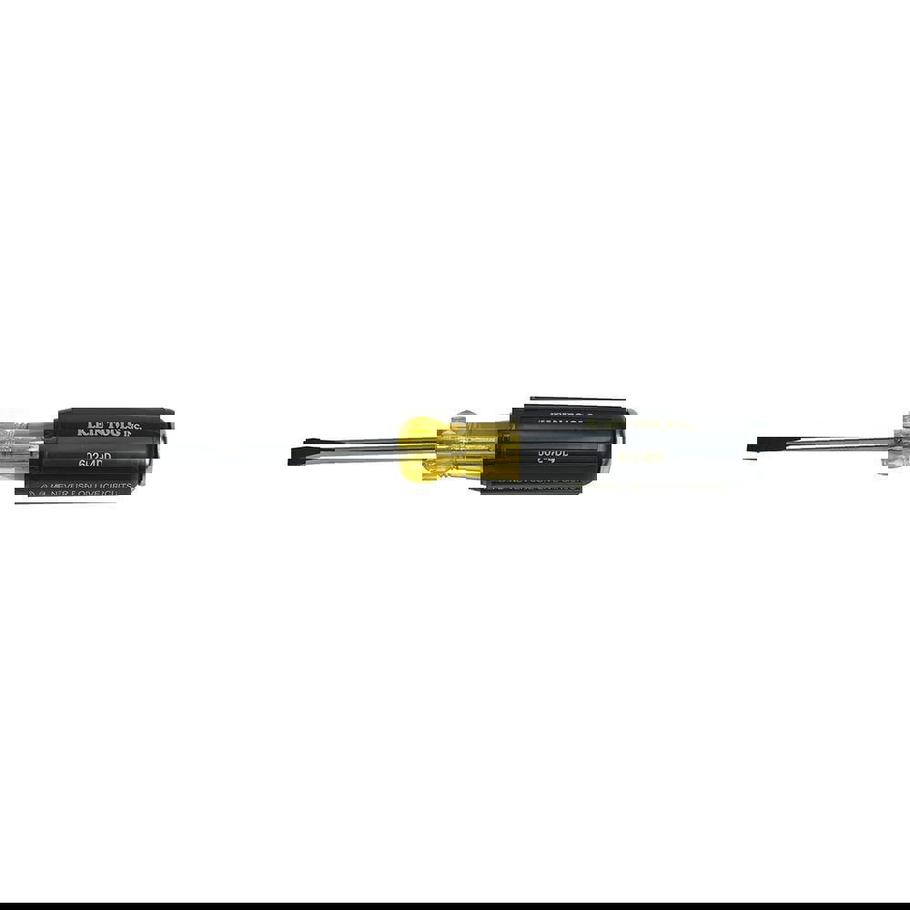 Slotted Screwdriver: 1/4